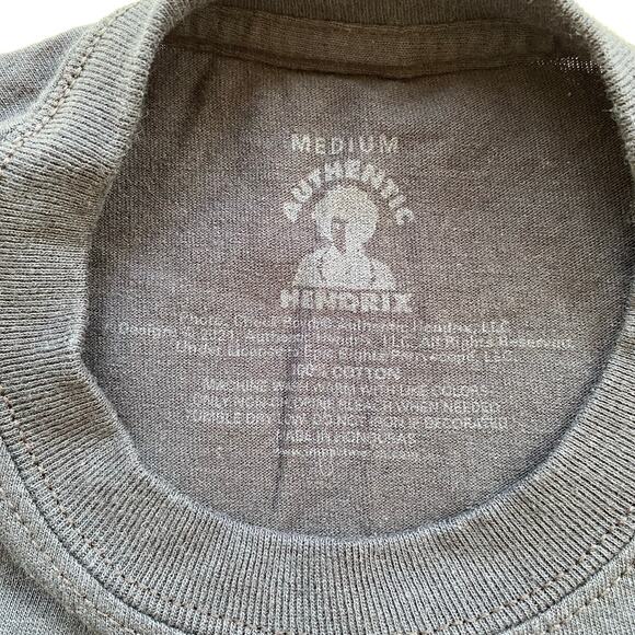 Authentic Hendrix Graphic Band T-Shirt Med Jimi Hendrix Experience Cotton Unisex - Picture 3 of 6